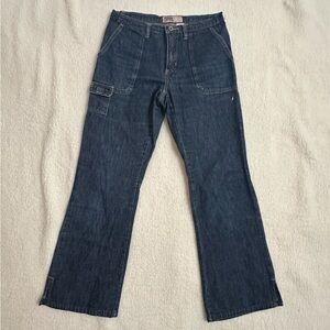 Old Navy Dark Blue Flare Jeans